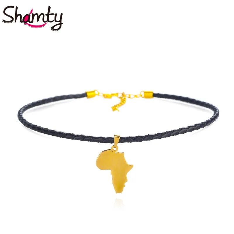 Women'S Ethnic Fashion Brands - Shamty Gerdanlık Kolye Afrika Haritası Kolye