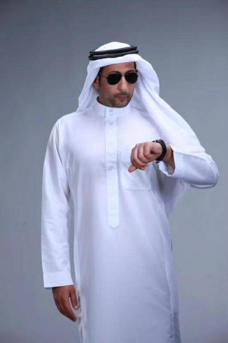 Kurta Men Cotton - İslam giyim erkekler uzunluk uzun kollu