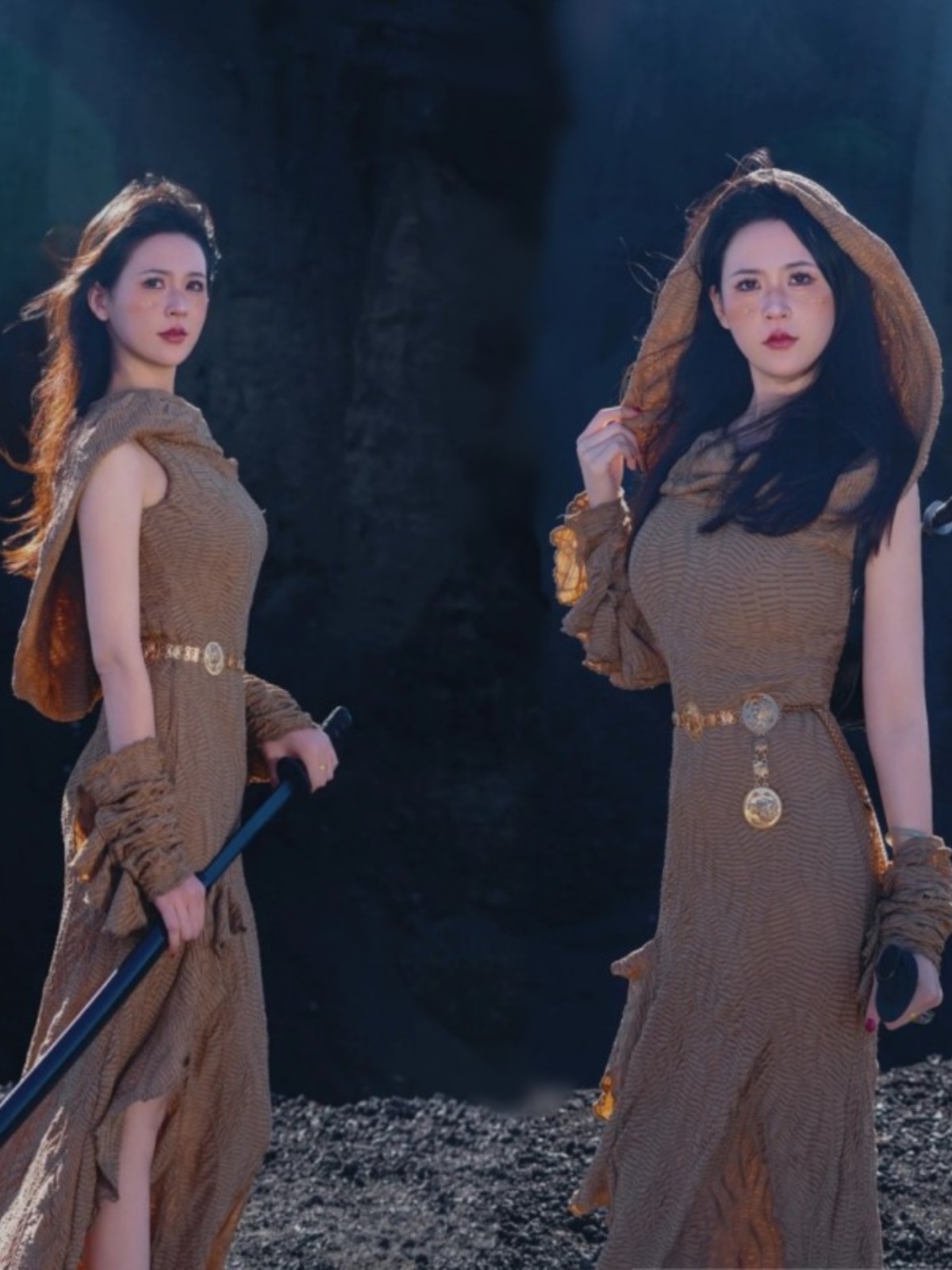 Ethnic Fashion Online - Yeni Çöl Prensesi Tarzı Fotoğrafçılık Elbisesi