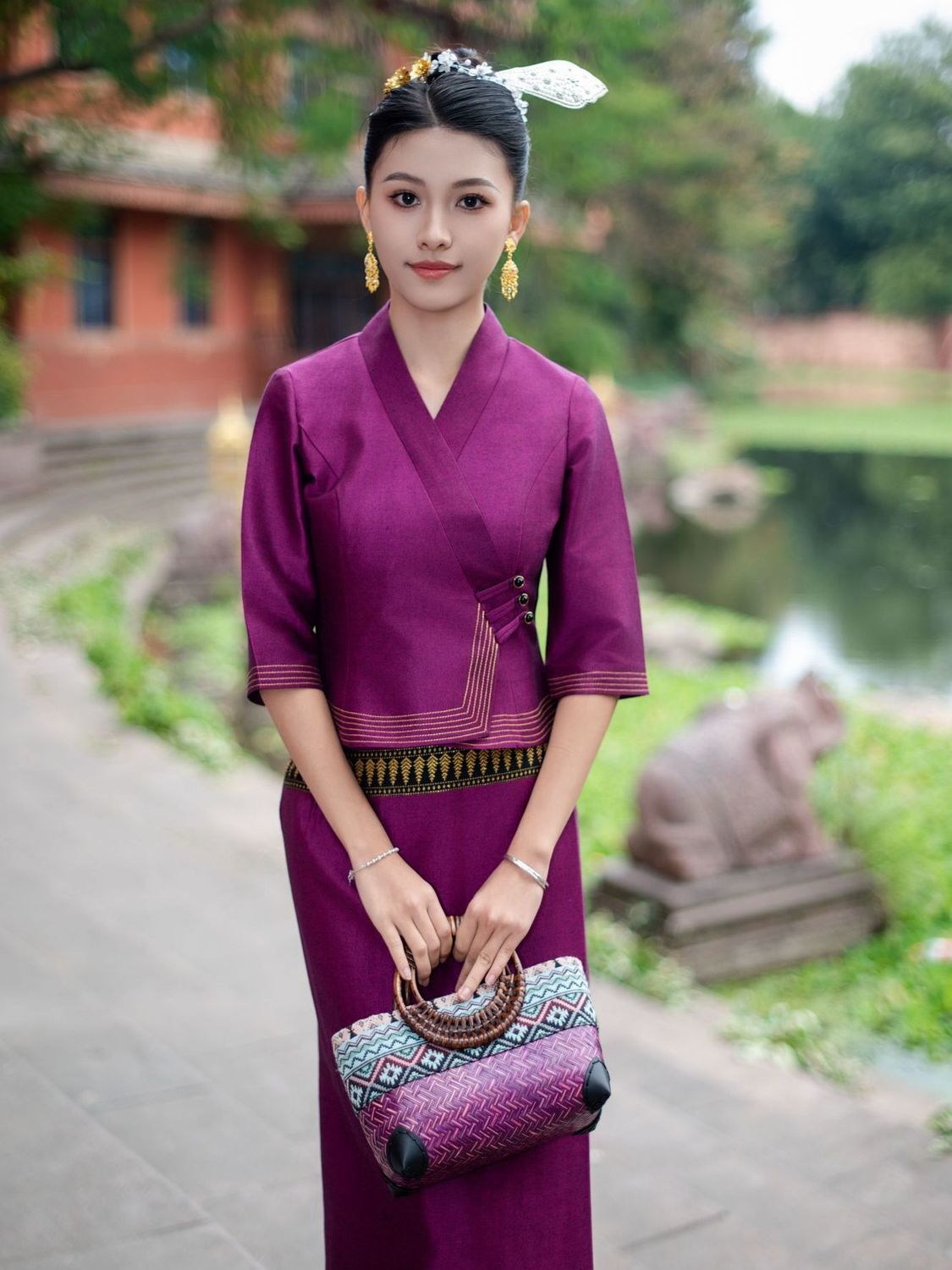 2 adet Tayland Myanmar Uzun gy - Batik Sarong Wrap incelemesi ve fiyatı