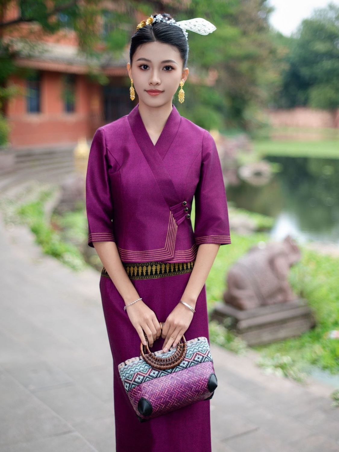 2 adet Tayland Myanmar Uzun gy - Batik Sarong Wrap incelemesi ve fiyatı