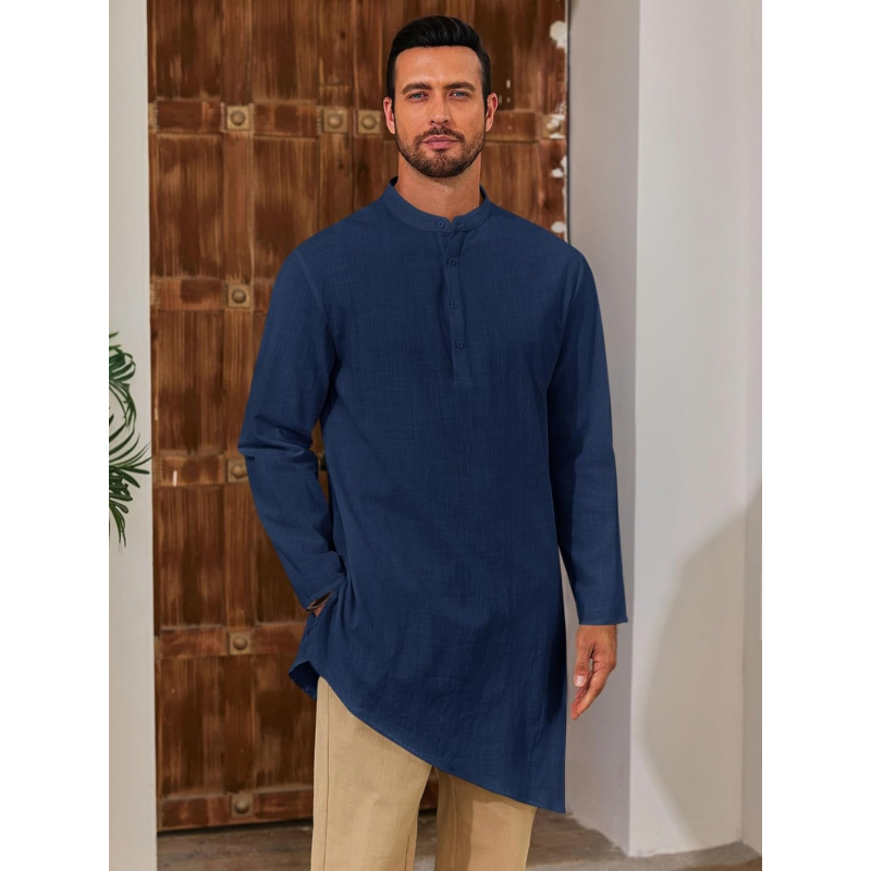 Erkek Kaftan Robe Thobe Pamukl - Kurta Men Cotton incelemesi ve fiyatı