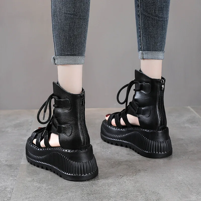 8CM etnik inek hakiki deri aya - Ethnic Fashion For Women incelemesi ve fiyatı