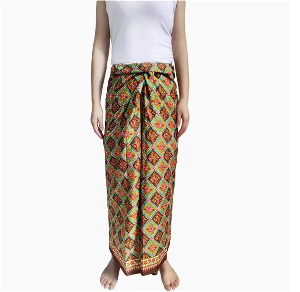 Malezya Tayland unisex tüp ete - Batik Sarong Wrap incelemesi ve fiyatı