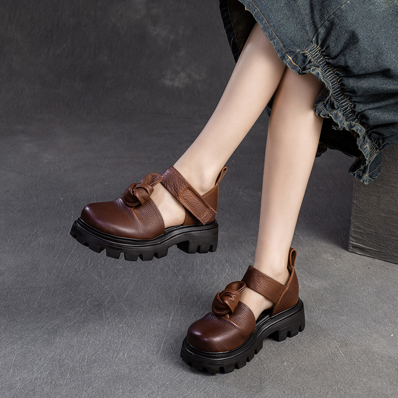 5 cm Etnik Düğüm Platformu Kam - Ethnic Fashion For Women incelemesi ve fiyatı