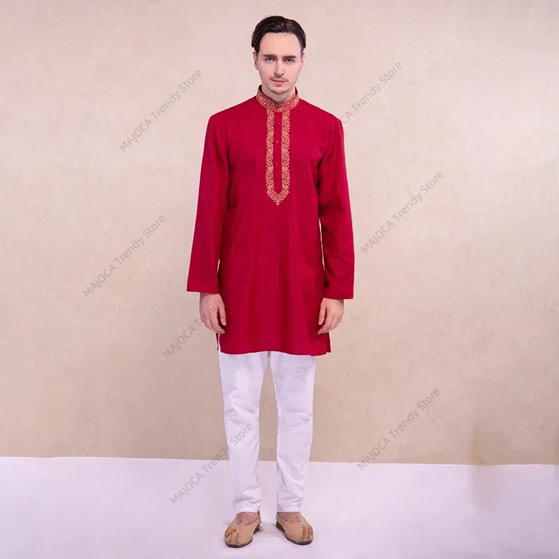 Erkekler için Hint Elbisesi Ku - Kurta Men Cotton incelemesi ve fiyatı