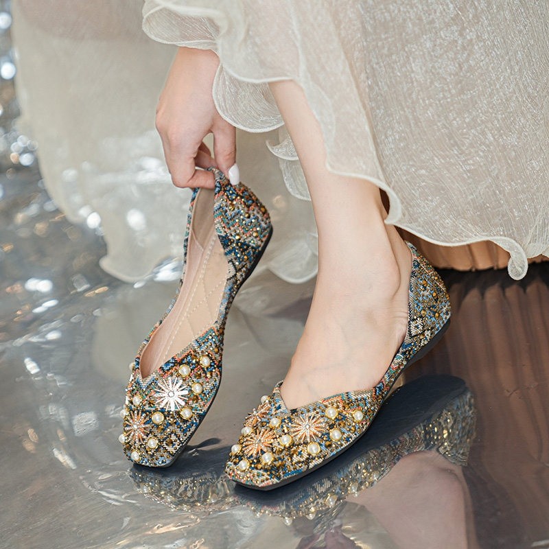 Retro İşlemeli İnci Slip-On Ka - Ethnic Fast Fashion incelemesi ve fiyatı