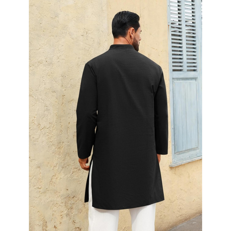 Erkek Kaftan Tövbe Uzun Kollu  - Kurta Men Cotton incelemesi ve fiyatı